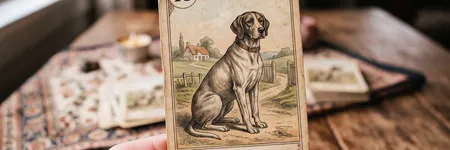 O Cão no Tarot Lenormand: significado