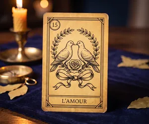 O Amor, lâmina 15 do Oráculo da Tríade: significado