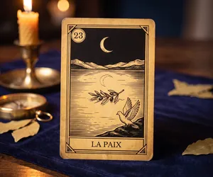 A Paz, lâmina 23 do Oráculo da Tríade: significado