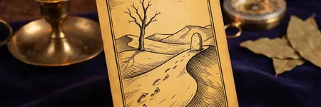 O Deserto, lâmina 42 do Oráculo da Tríade: significado