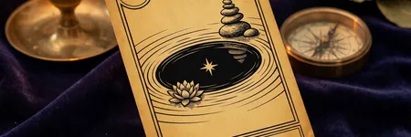 A Meditação, lâmina 53 do Oráculo da Tríade: sentido