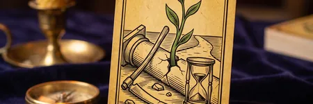 A Morte, lâmina 54 do Oráculo da Tríade: significado
